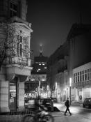 Zimowy wieczór na ulicy 27 Grudnia