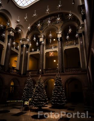 Świąteczne dekoracje w Collegium Maius