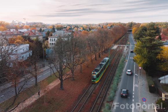 Jesiennym tramwajem przez Sołacz