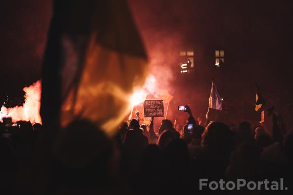 "Keep your army from my Mother" - Poznań solidarny z Ukrainą