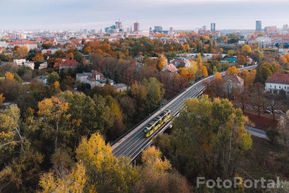 Jesienna panorama Poznania