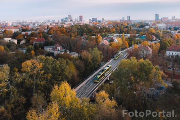 Jesiennym tramwajem przez Poznań