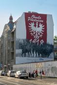 mural upamiętniający Powstanie Wielkopolskie - ul.Dąbrowskiego  33