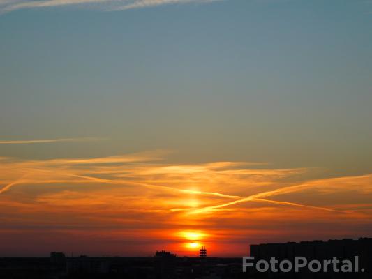 Zachód słońca na Winogradach
