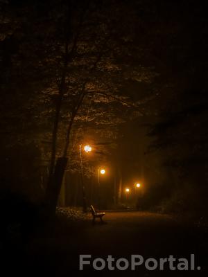 Soląc otulany mgłą