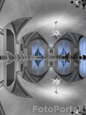 Przepiękne okna w Sali Białej Urzędu Miasta