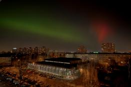 Zorza polarna na Ratajskich przedmieściach