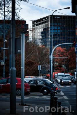 Klasyka w korku: Garbus na Królowej Jadwigi