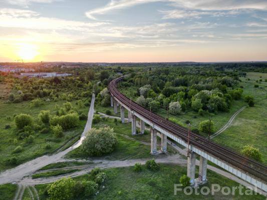Zachód słońca - Naramowice Poznań