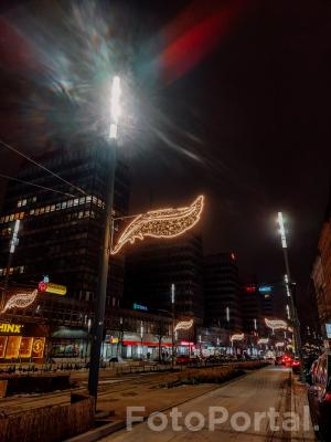 Ulica Święty Marcin nocą