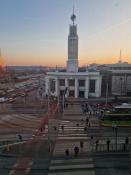 Zachód słońca przy MTP