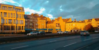 Ulica Wyszyńskiego - widok na Śródkę