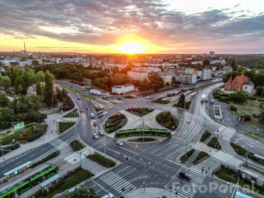 Rondo Śródka o poranku ☀️