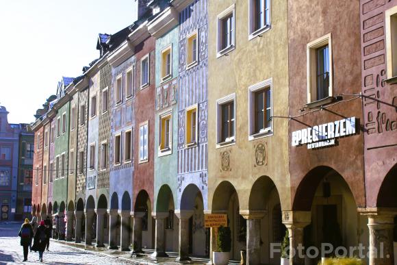 Stary Rynek w zimowym słońcu