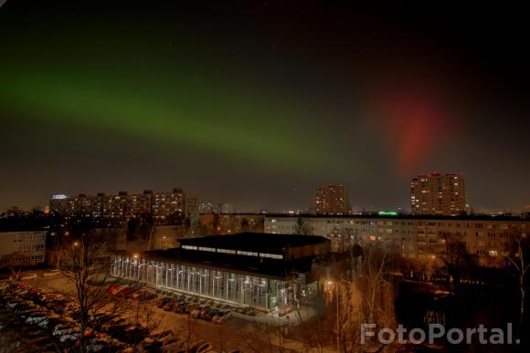 Zorza polarna na Ratajskich przedmieściach