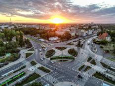 Rondo Śródka o poranku ☀️