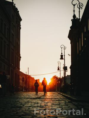 Bikes and sunset