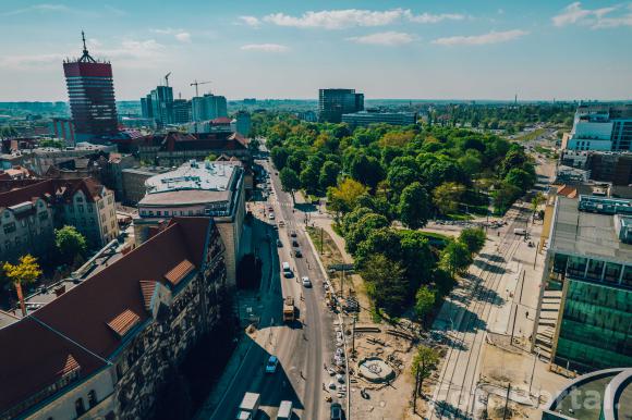 Zieleń w centrum Poznania