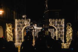 Świąteczne mury Poznania