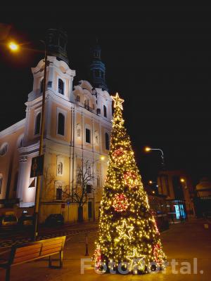 Choinka świąteczna na Placu Bernardyńskim