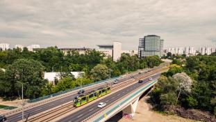 Poznańskie Rataje z mostu przemysła I