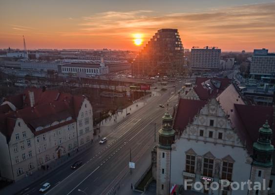 Poznan z lotu ptaka