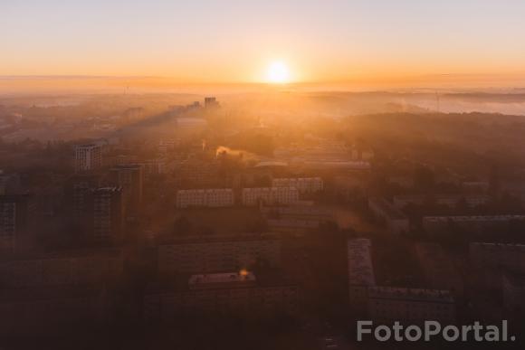 Jesienny poranek na Nowym Mieście