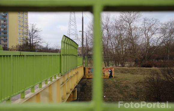 os. Chrobrego, park, widok na blok nr 20