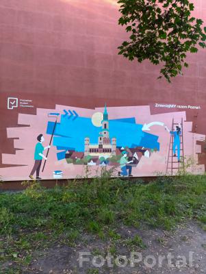 Mural Zmieniajmy razem Poznań