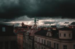Deszczowa jesień w Poznaniu