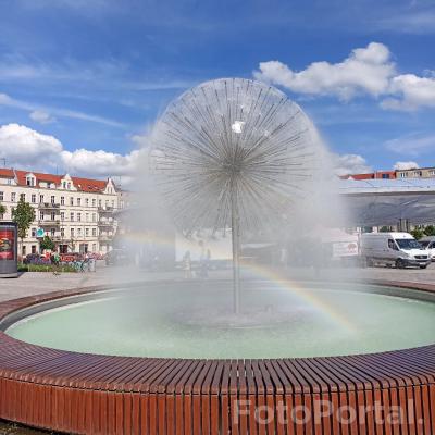 Fontanna na Rynku Łazarskim w Poznaniu