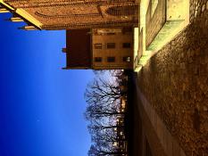 Ostrów Tumski o zmierzchu