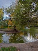 Park Wilsona w Poznaniu jesienią