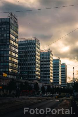 Pochmurny październikowy poranek na Świętym Marcinie