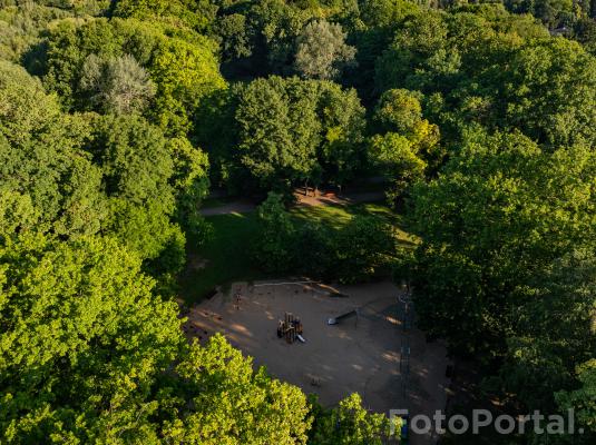 Plac zabaw w parku Sołackim