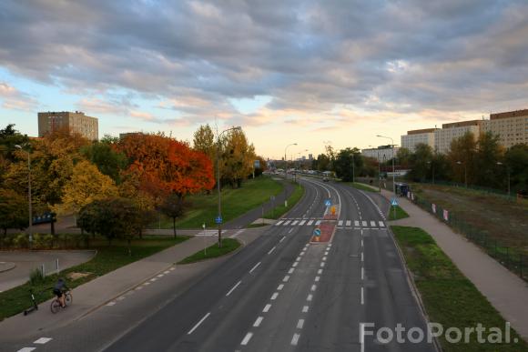 Przed zachodem na ul Księcia Mieszka I