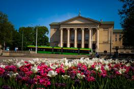 Wiosna przed Teatrem Wielkim