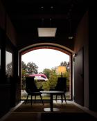 Okno z widokiem na pociąg