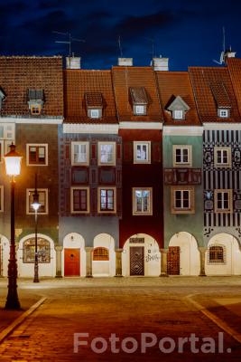 Domki budnicze nocą