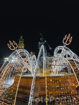 Świąteczna fontanna