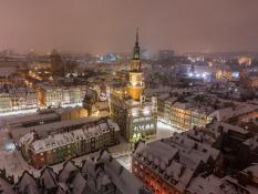 Stary Rynek w zimowej odsłonie