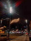 Ulica Święty Marcin nocą