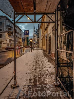 Śnieg na chodniku - Ul. Garbary