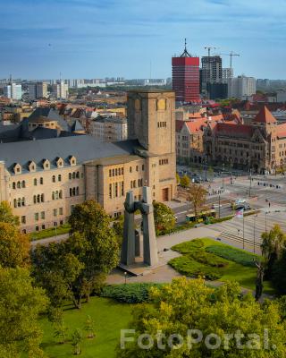 Pomnik Poznańskiego Czerwca 1956 z powietrza