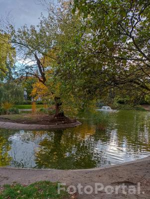 Park Wilsona w Poznaniu jesienią